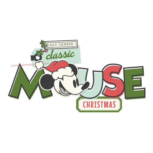 Say Cheese Classic Mouse Christmas