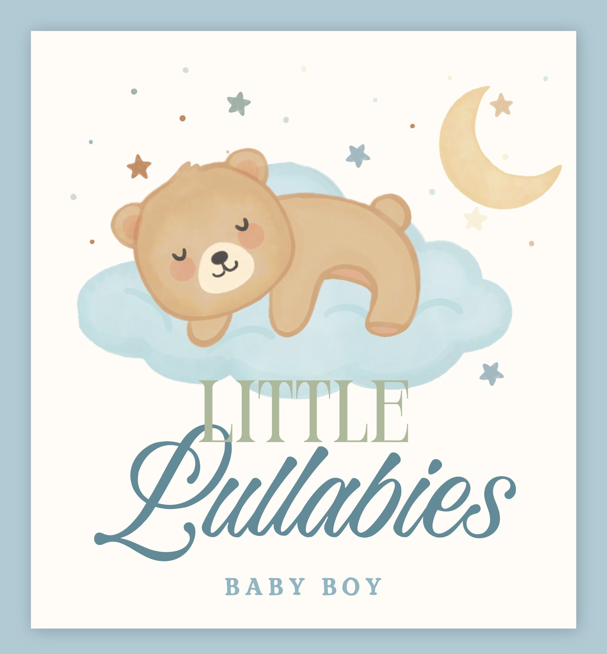 Carta Bella Little Lullabies Baby Boy