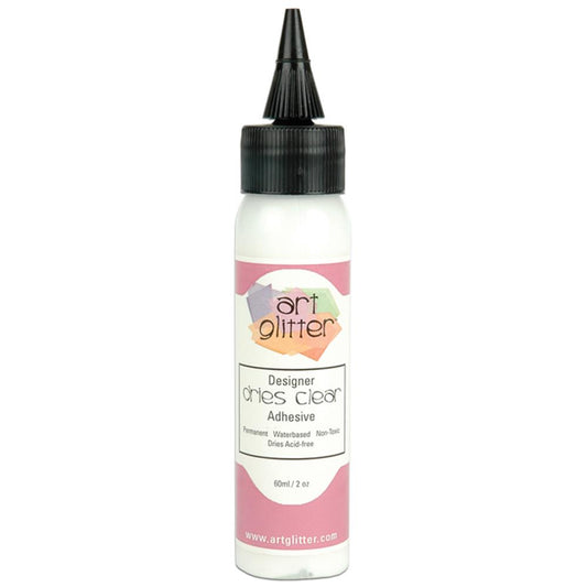 Art Institute Glitter Designer Dries Clear Adhesive 2oz