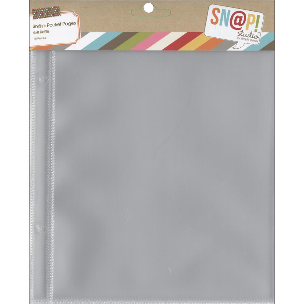 Sn@p! Pocket Pages For 6"x8" Binders - 6"x8" Pocket