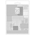 Lady Vagabond Textured Impressions Soft Mould A5-Metal Pattern