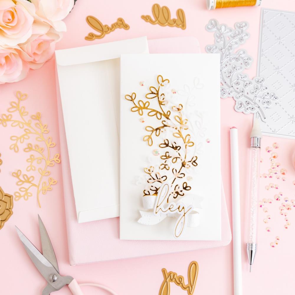 Pinkfresh Studio Die Set - Curvy Foliage