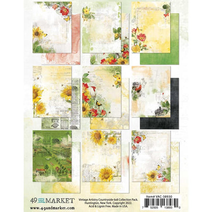 49 & Market Vintage Artistry Countryside Collection Pack 6X8