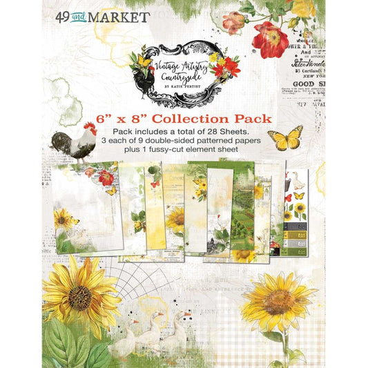 49 & Market Vintage Artistry Countryside Collection Pack 6X8