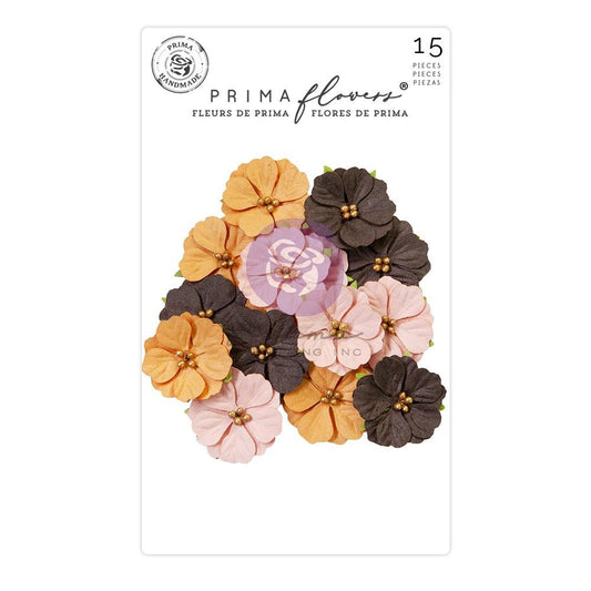 Prima Marketing Twilight By Frank Garcia Mulberry Paper Flowers - Witches Brew