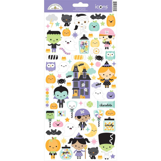 Doodlebug Sweet and Spooky Cardstock Stickers