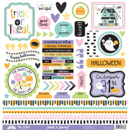 Doodlebug Sweet and Spooky Double-Sided Paper Pack 12x12