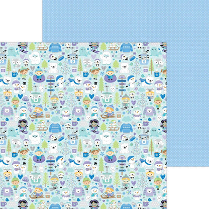 Doodlebug Snow Much Fun Paper Pack 12x12