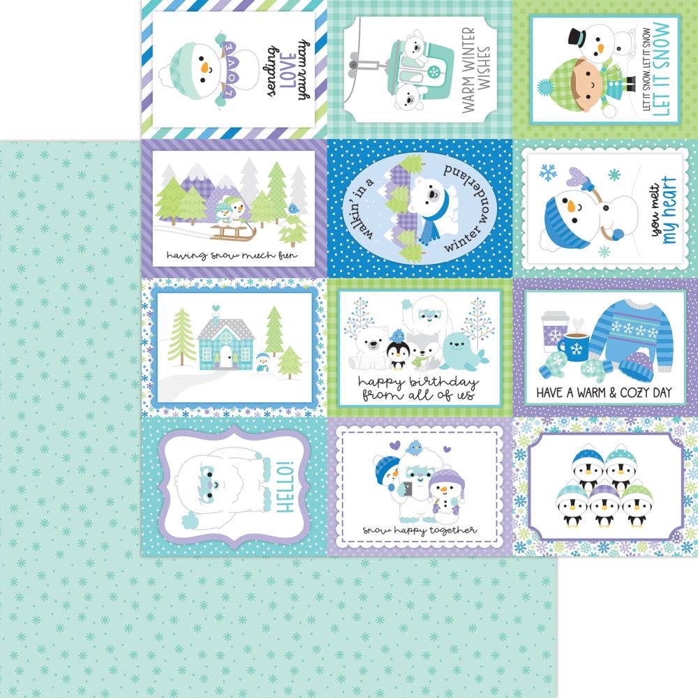 Doodlebug Snow Much Fun Paper Pack 12x12