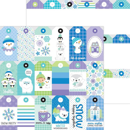 Doodlebug Snow Much Fun Paper Pack 12x12