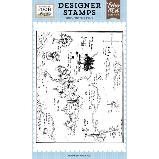 Echo Park Winnie The Pooh Stamps-Hundred Acre Woods
