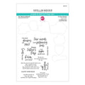 Spellbinders Stamp & Die Set By Dawn Woleslagle - Fair Winds Sentiment