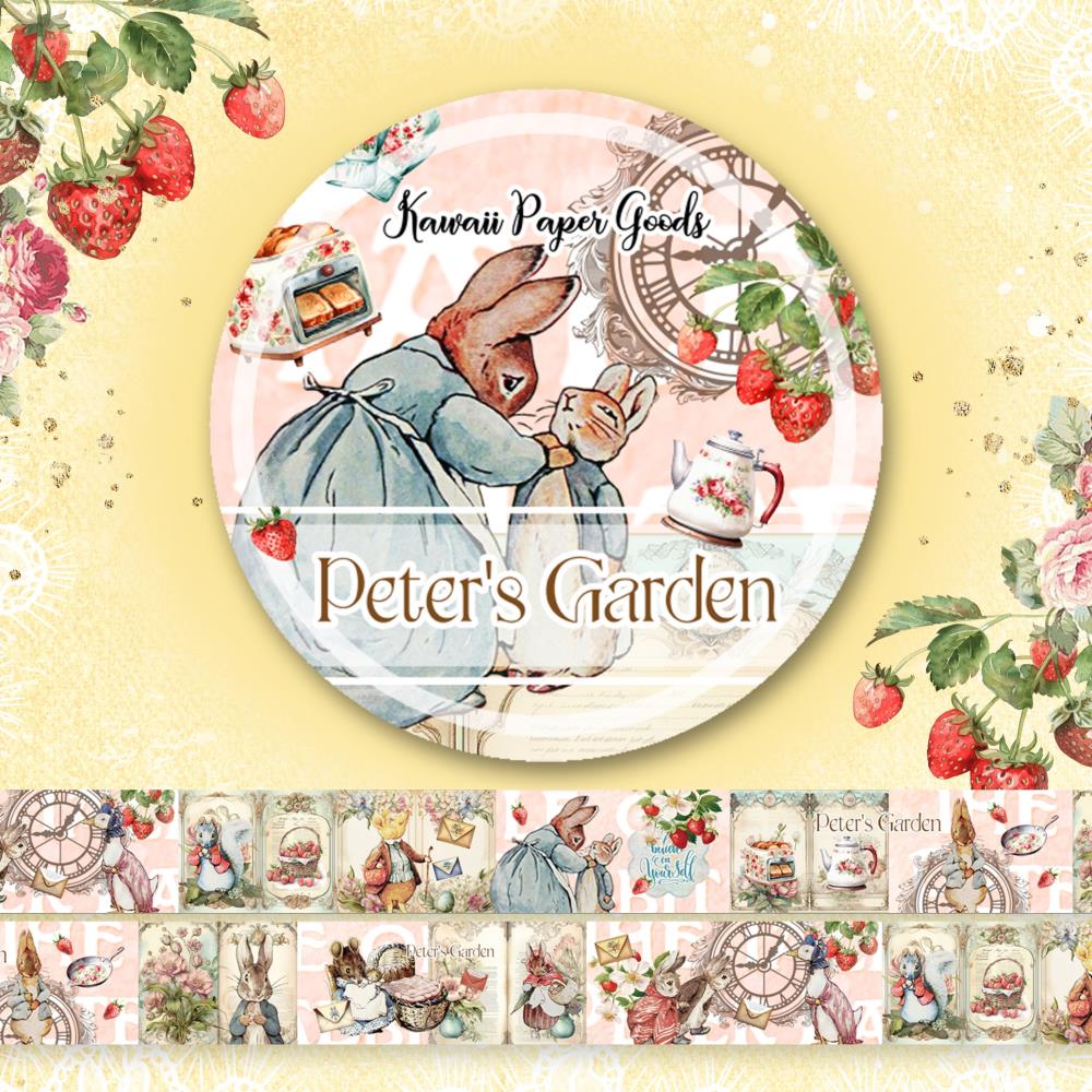 Memory Place Peter's Garden Washi Tape 1