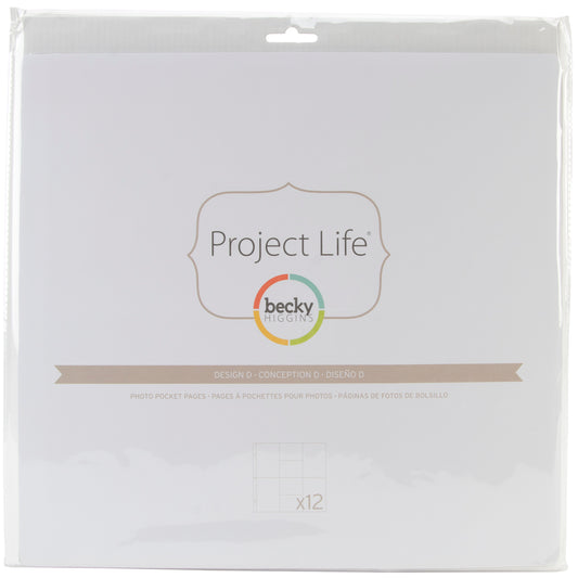 Project Life Photo Pocket Pages-Design D