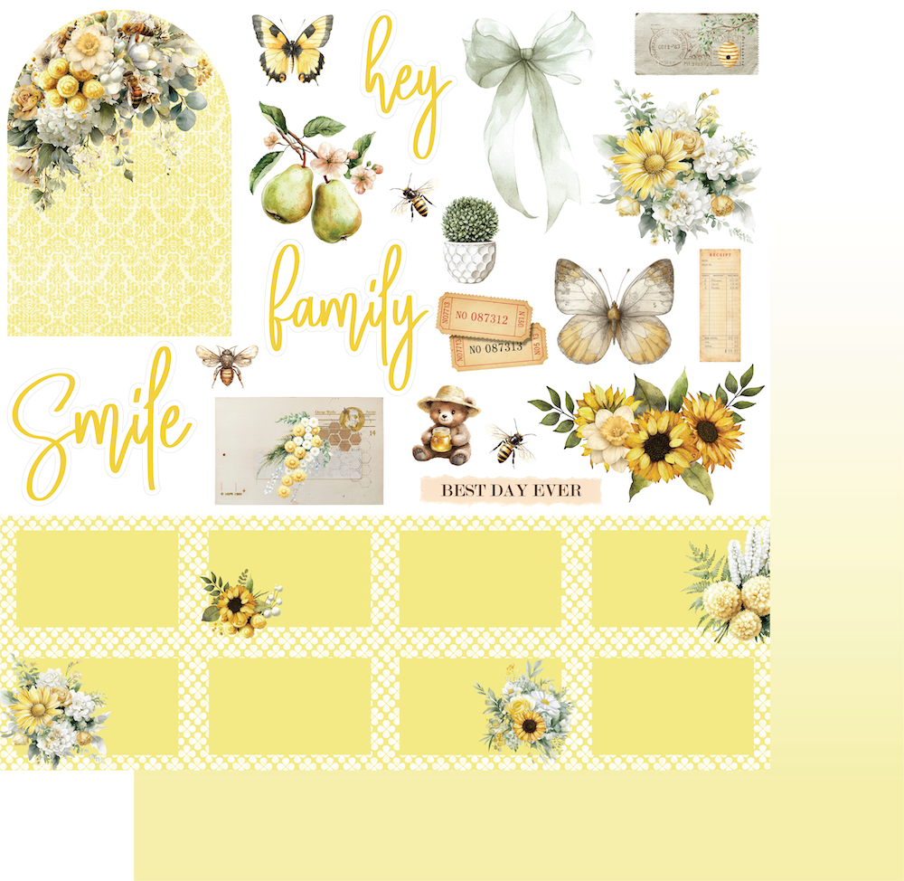 Sweet as Honey - 12 x 12 Collection Pack (16 sheets)