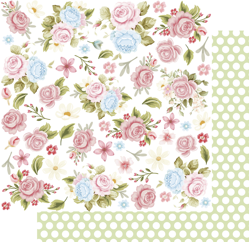Uniquely Creative Patchwork Roses -  12 x 12 Collection Pack