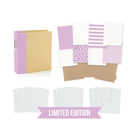 Simple Stories Sn@p! Binder 6x8 - Lilac - Limited Edition