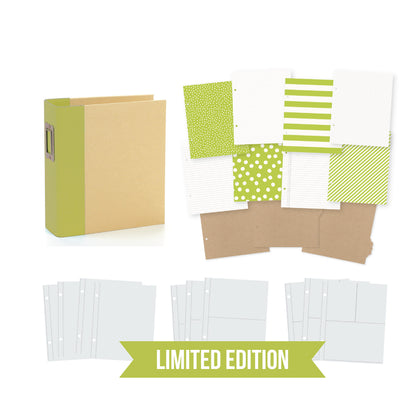 Simple Stories Sn@p! Binder 6x8 - Lime - Limited Edition