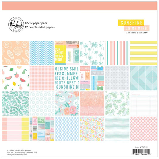 Pinkfresh Studio Sunshine on My Mind Double-Sided Paper Pack