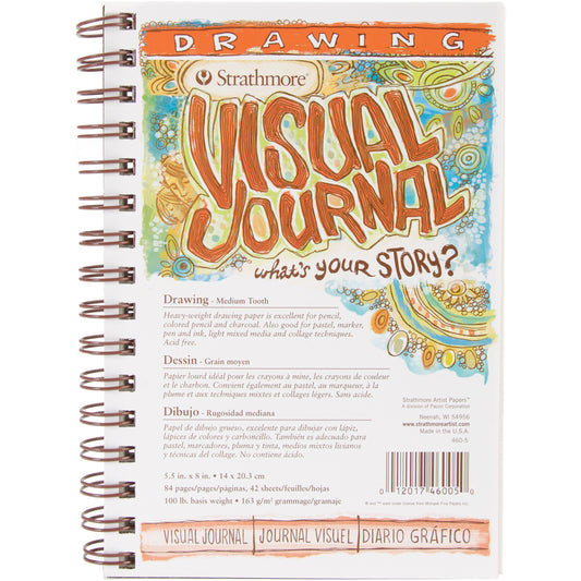 Strathmore Visual Journal Drawing 5.5"X8"-42 Sheets