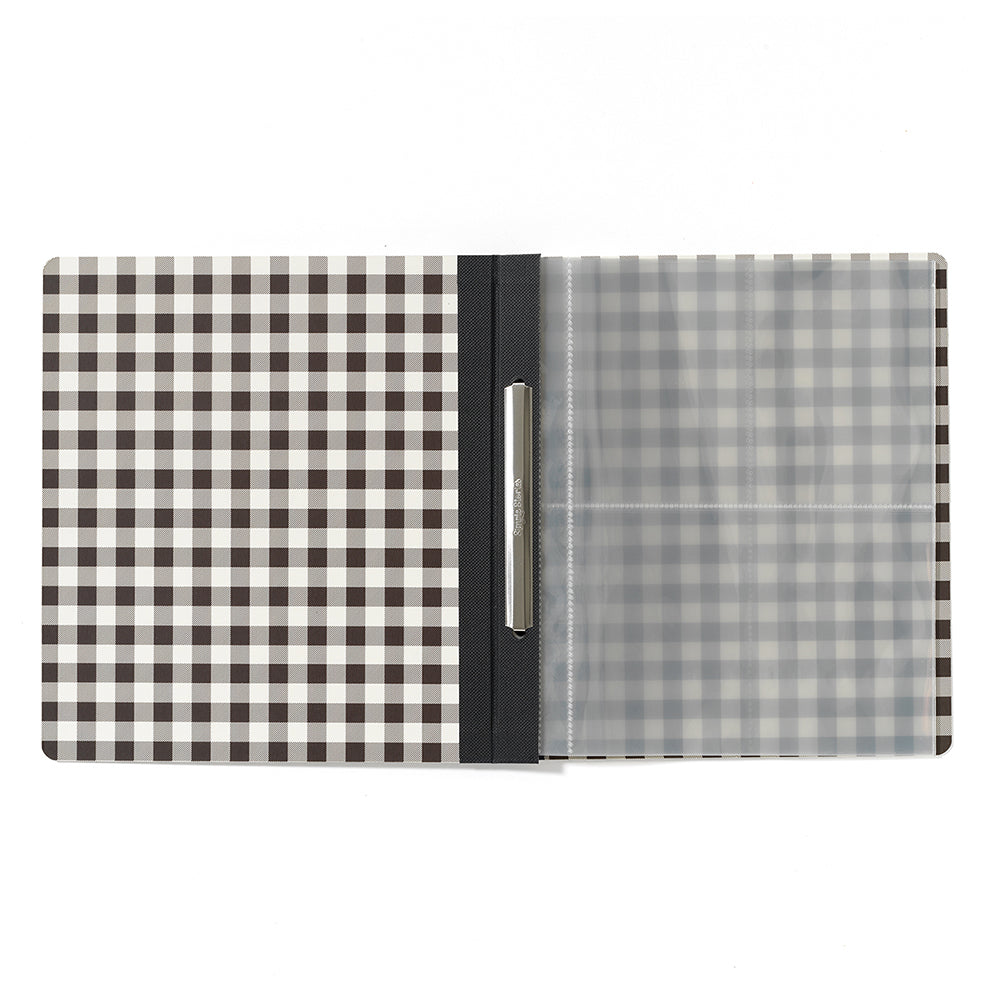 Simple Stories Sn@p! Flipbook 6"x8" - Black Buffalo Check