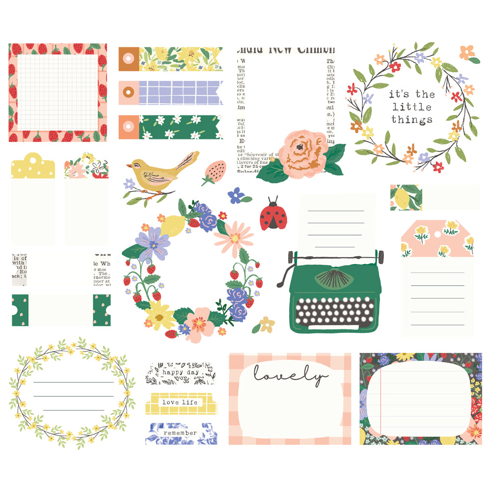 Simple Stories The Little Things Bits & Pieces Die-Cuts -Journal