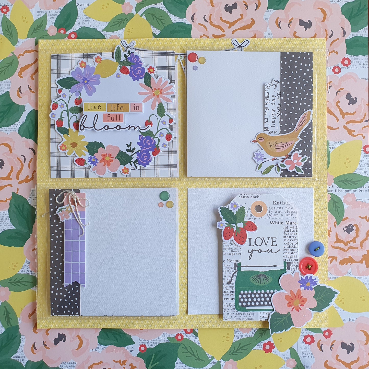 Simple Stories The Little Things Layout Kit