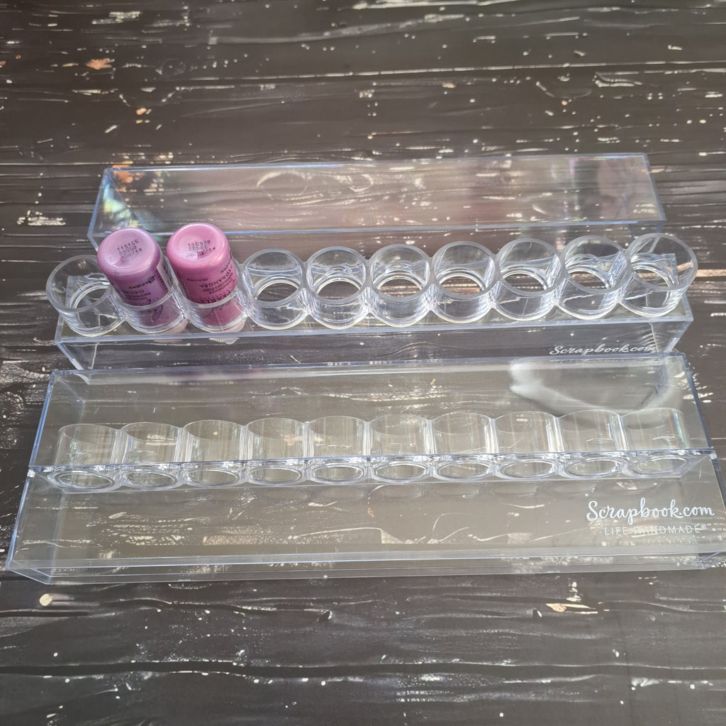 PRELOVED - Scrapbook.com ColorCase .5oz Storage Holder (Set of 2)