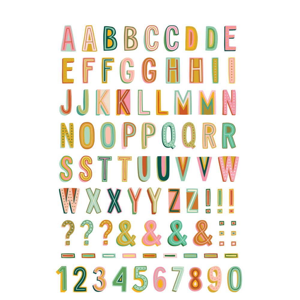 Simple Stories Trail Mix Sticker Book