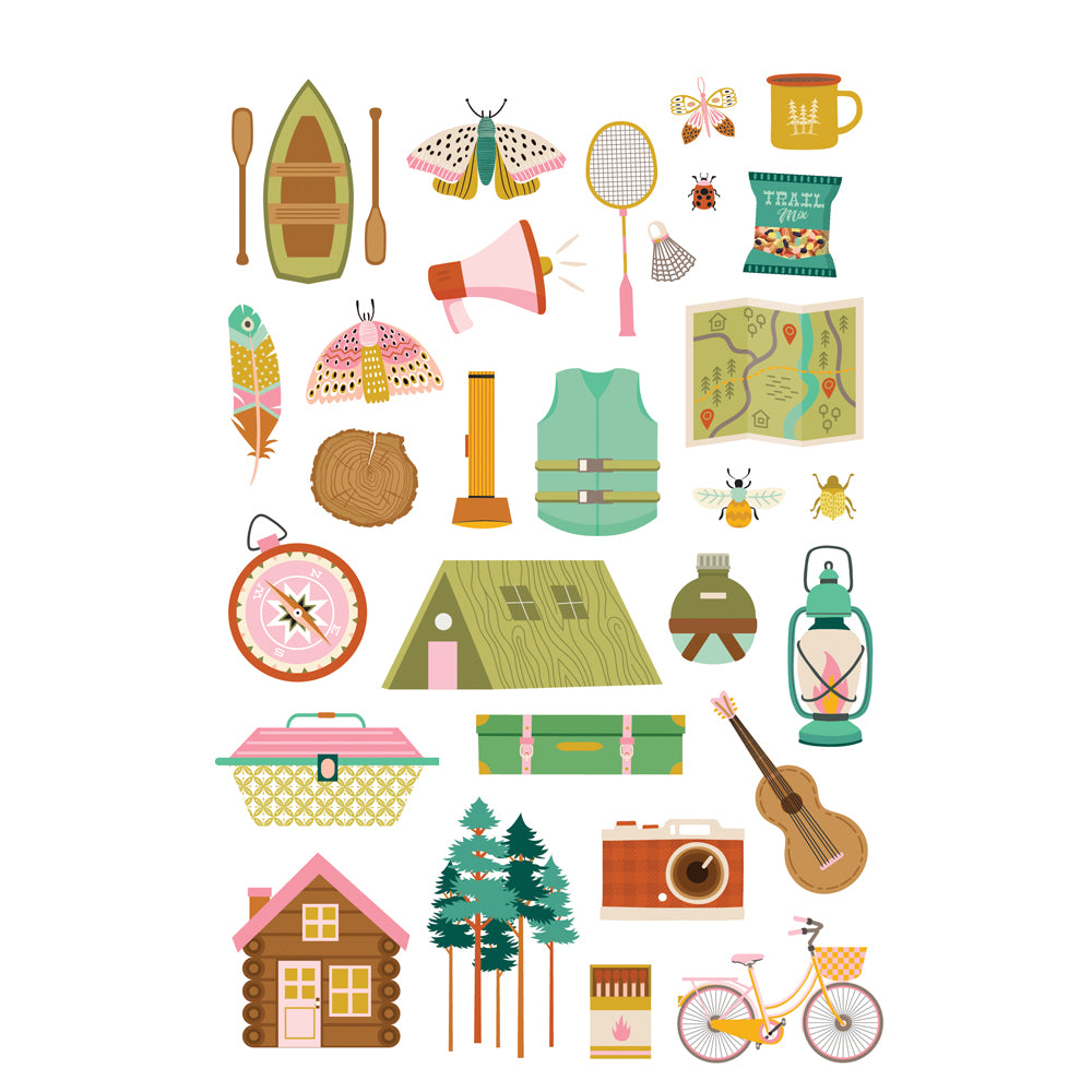 Simple Stories Trail Mix Sticker Book