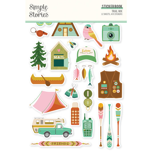 Simple Stories Trail Mix Sticker Book