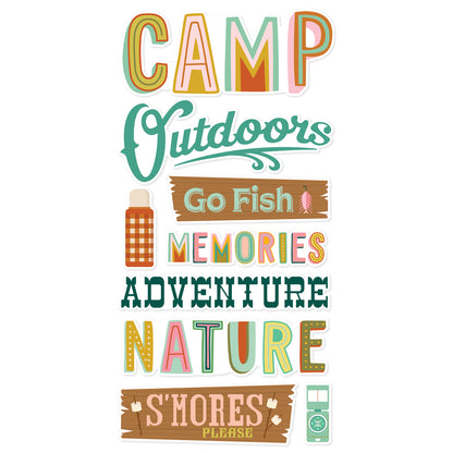 Simple Stories Trail Mix Foam Stickers