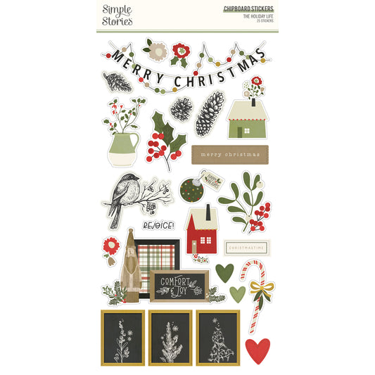 Simple Stories The Holiday Life - 6x12 Chipboard