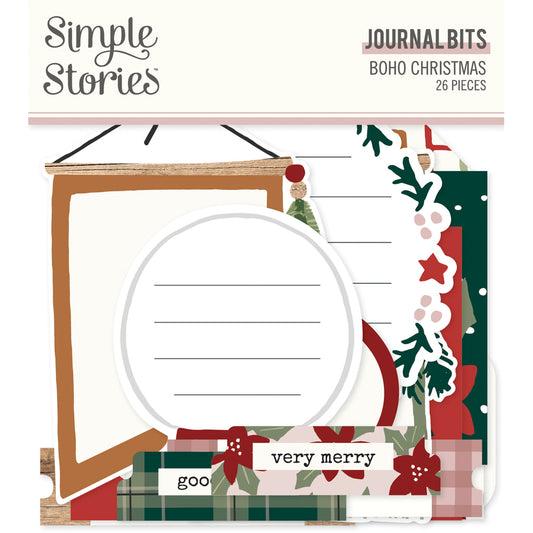 Simple Stories Boho Christmas - Journal Bits & Pieces