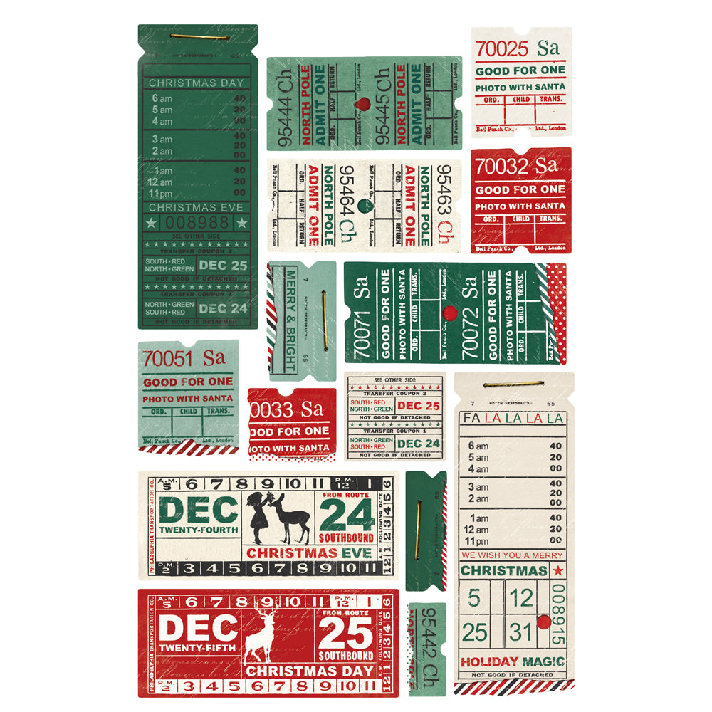 Simple Vintage 'Tis The Season - Sticker Book