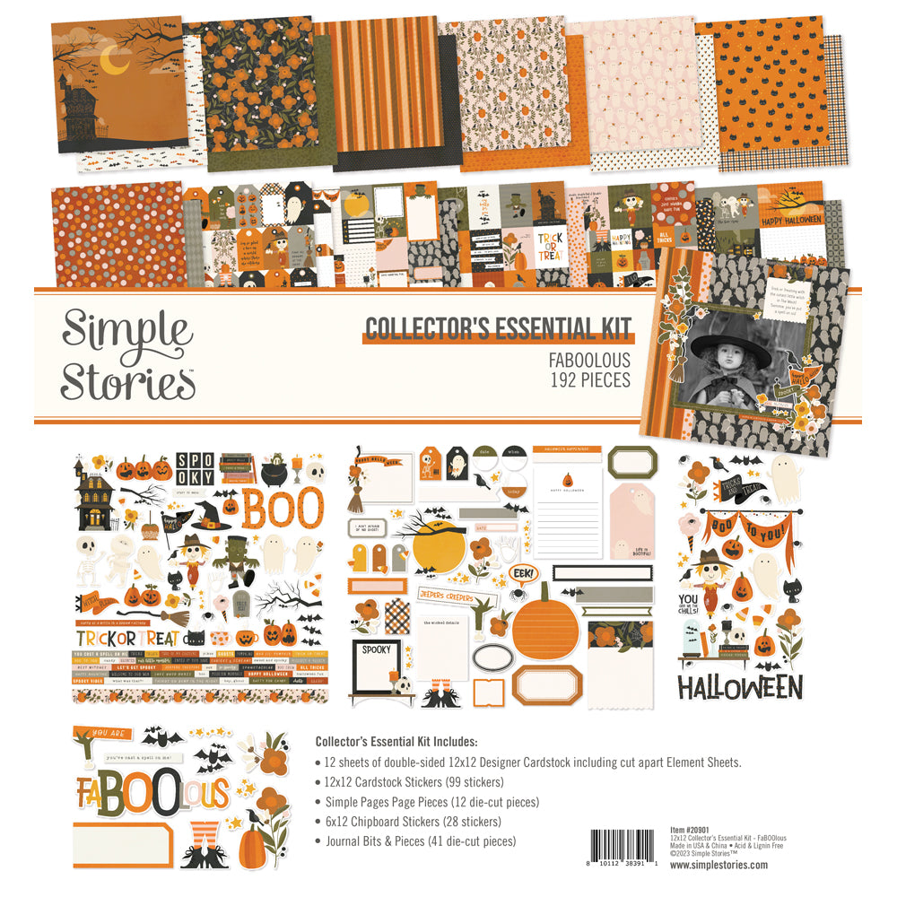 Simple Stories FaBOOlous - Collection Kit