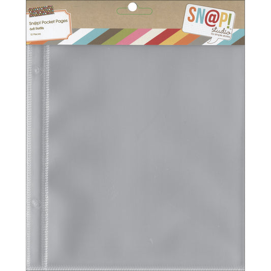 Simple Stories Sn@p! Pocket Pages For 6x8 Binders - 6x8 Pocket