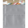 Sn@p! Pocket Pages For 6"x8" Binders - 4"x6" Pockets