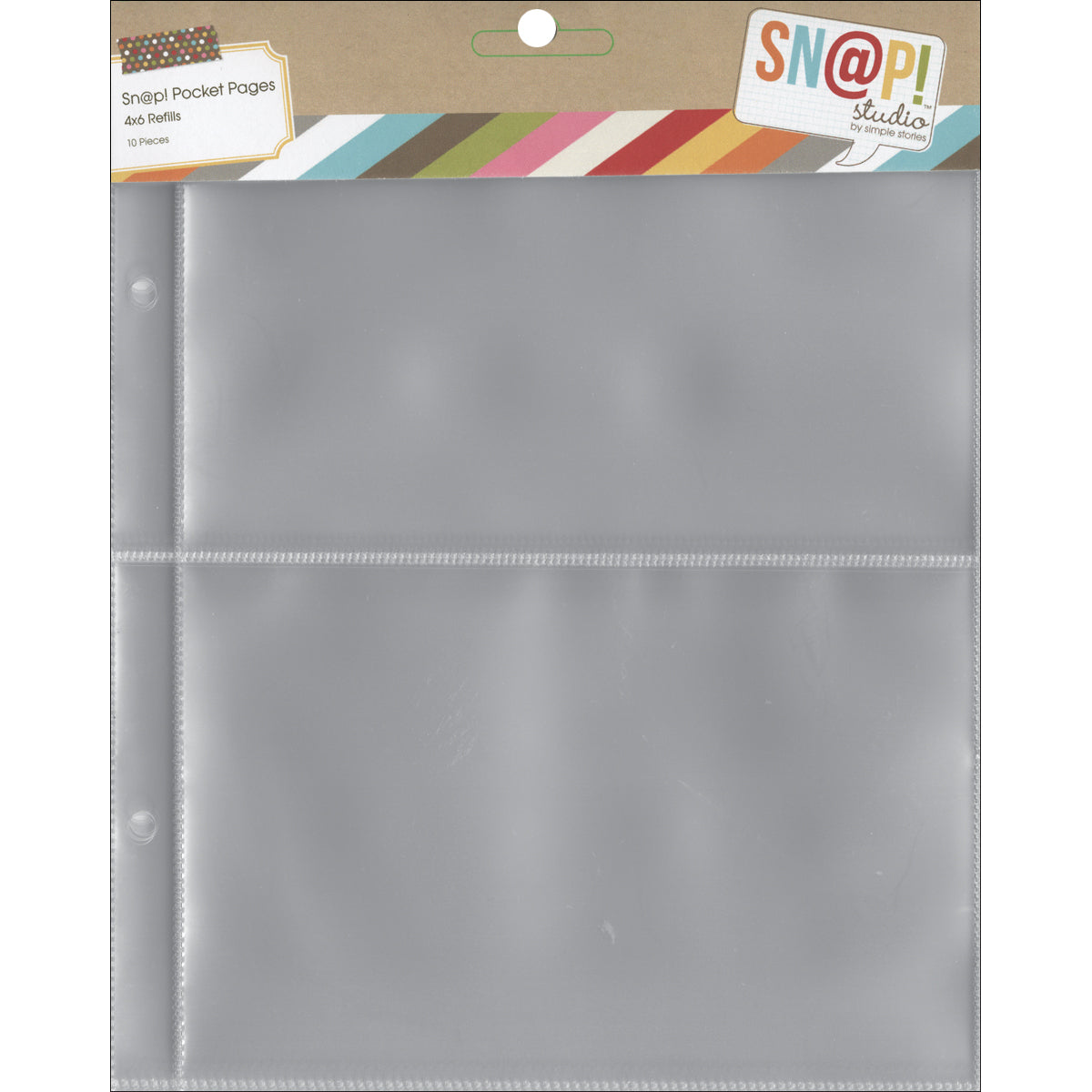 Sn@p! Pocket Pages For 6"x8" Binders - 4"x6" Pockets