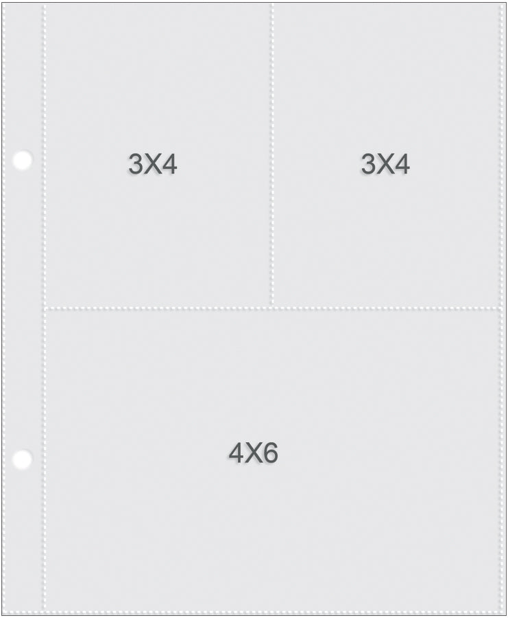 Sn@p! Pocket Pages For 6"x8" Binders - 4"x6" & 3"x4" Pockets