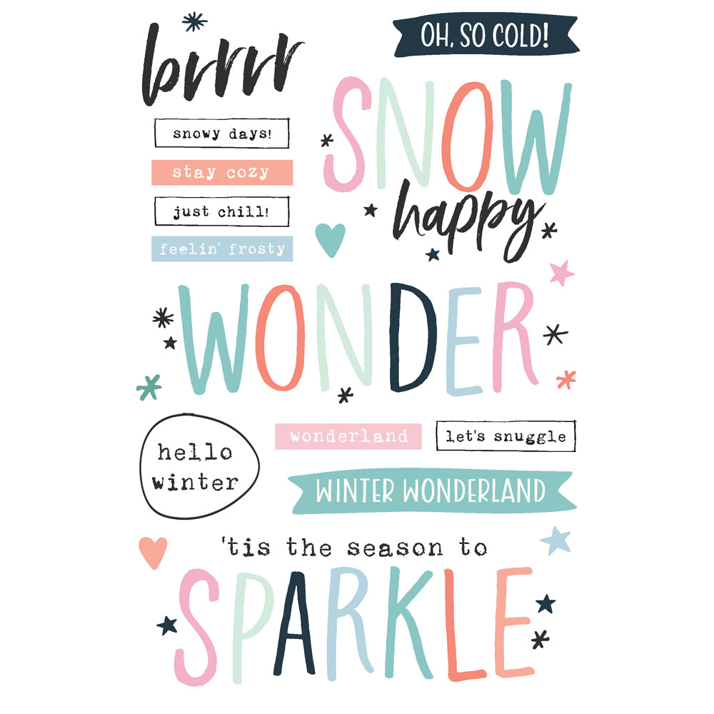 Simple Stories Winter Wonder Sticker Book