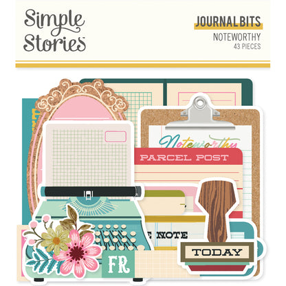 Simple Stories Noteworthy Bits & Pieces Die-Cuts -Journal