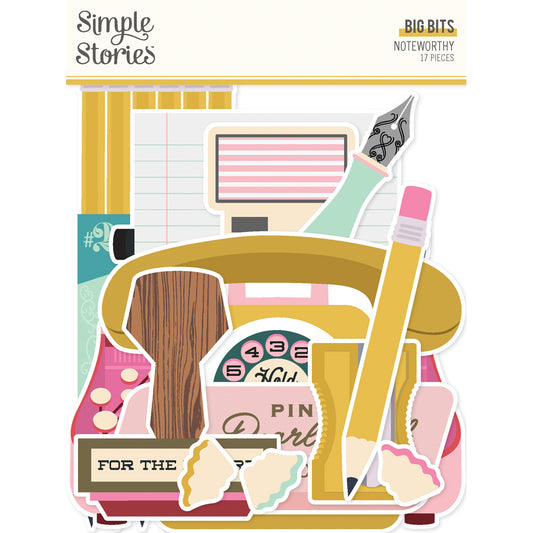 Simple Stories Noteworthy Bits & Pieces Die-Cuts -Big