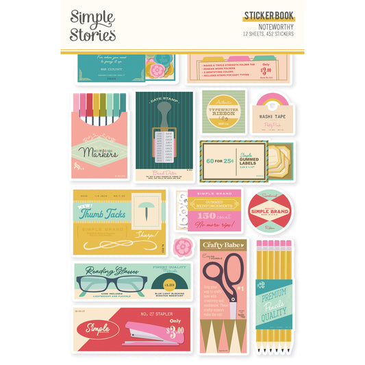 Simple Stories Noteworthy Sticker Book