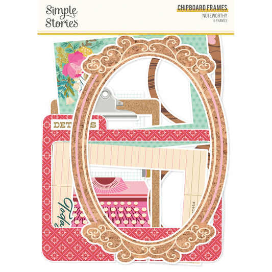 Simple Stories Noteworthy Chipboard Frames