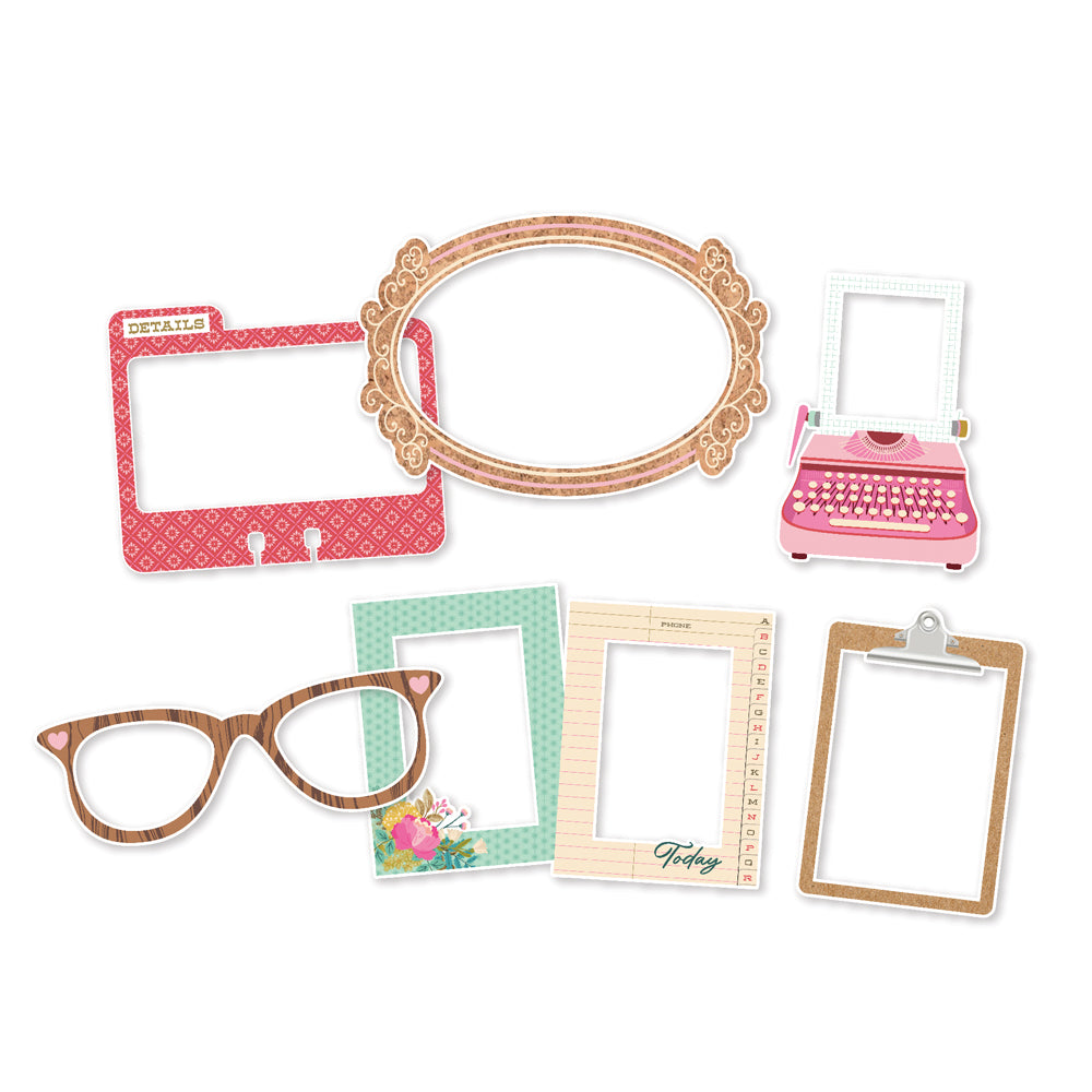 Simple Stories Noteworthy Chipboard Frames