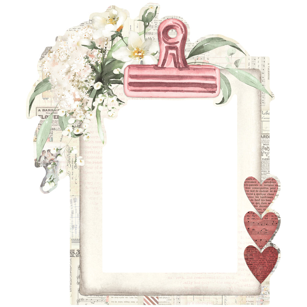 Simple Stories Simple Vintage Love Story Chipboard Frames