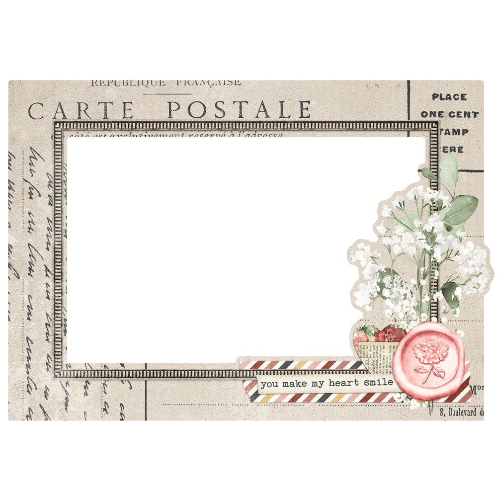 Simple Stories Simple Vintage Love Story Chipboard Frames