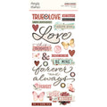 Simple Vintage Love Story Foam Stickers