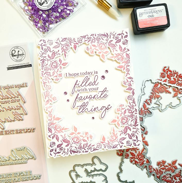 Pinkfresh Studio Fairytale Frame press plate & die bundle